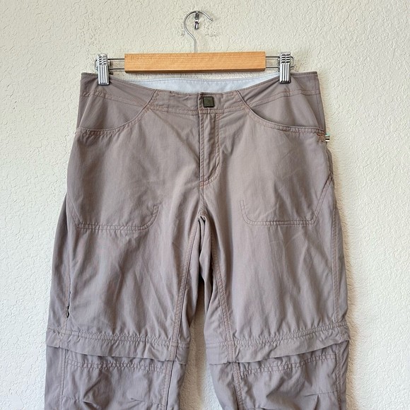 MOUNTAIN HARDWARE Womens Outdoor Ankle Zip Convertible Pants in Taupe - Picture 2 of 13